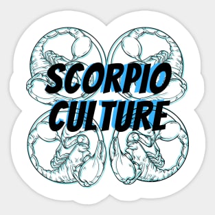 Scorpio art Sticker